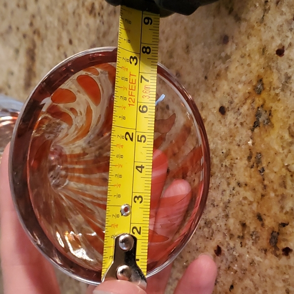 2/20$/ Hand blown glass oil lamp - Picture 8 of 13